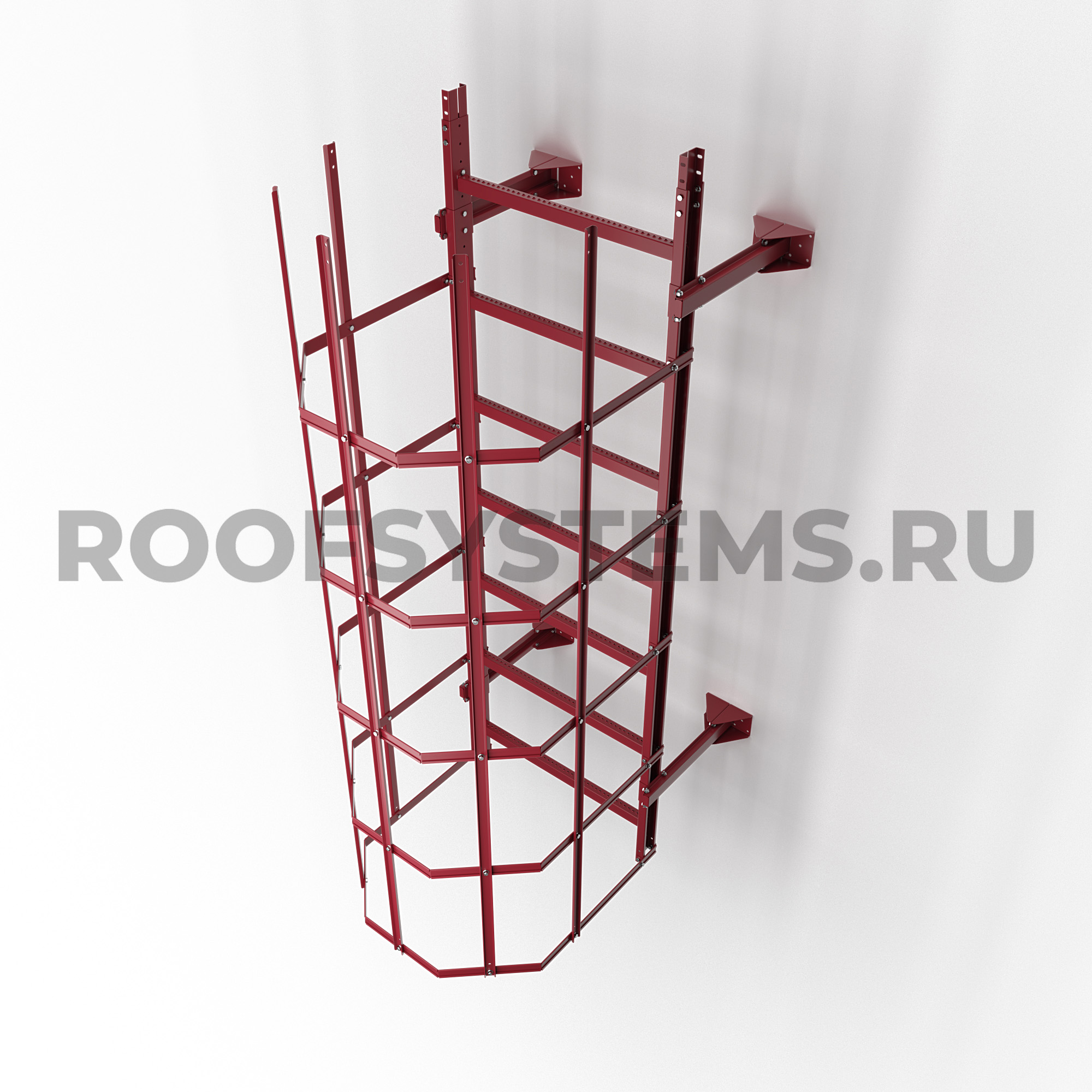 Пожарная лестница П1-2 800 Универ 2,45м PRESTIGE